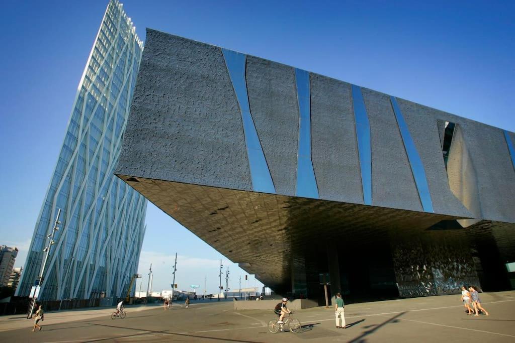 Top Family Forum Barcelona Con Piscina, Parking Y Playa A 5Min Sant Adria de Besos Exterior foto